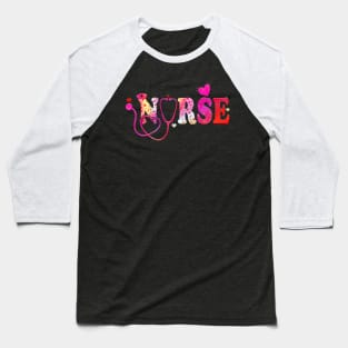 Nurse Valentines Day Baseball T-Shirt